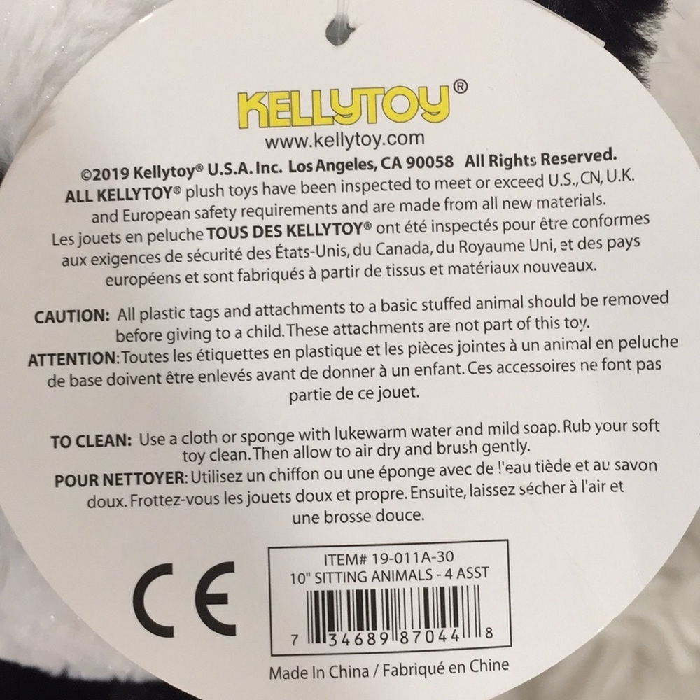 Kellytoy Looky Boo’s Panda Black and White New - Picture 3 of 5